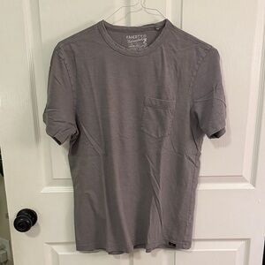 Faherty Gray Short Sleeve Tee